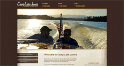 Desktop Screenshot of camplakejames.com